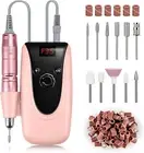 Kredioo 35000RPM Nail Drill Professional, Rechargeable Cordless Electric File
