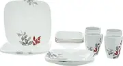 [CORELLE] Square Kyoto Leaves 16-pc Set