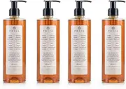 Prija Vitalising Hand Wash with Ginseng Extract Gently Cleanses Hands, Moisturising Liquid Hand Soap, Vegan Friendly with Energising Fragrance 12.85 fl oz x 4