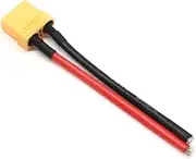 XT60 XT30 T XT90 MPX Plug Connector Male/Female Connector Plug with Silicone Wire 100mm for RC Battery Cable(XT90 Female)