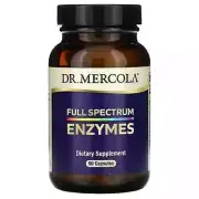 3 X Dr. Mercola, Full Spectrum Enzymes, 90 Capsules