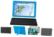 [4 in 1] ONN 12.1" Tablet Pro 100146663 Screen Protector and Keyboard Case