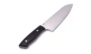 Brisa Santoku Chef Knife, Black Micarta Scales