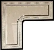 Kitchen Rug, Non Slip Washable L-Shaped Corner Rug Absorbent Quick-Drying Diatom Mud Hallway Bath Floor Door Mat for Bathroom, Laundry Room, Sink, Style1