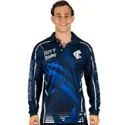 AFL Footy 'n' Fishing Shirt - Carlton Blues - Youth - Polo