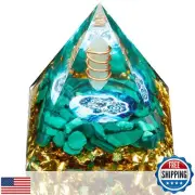 Orgone Pyramid, Small Healing Crystal Pyramid Porstive Energy Generator, Orgo