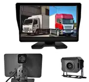 TWO- way 7 inch Monitoring System Truck Dual Camera Surveillance HD Night Vision Rear View Reverse