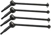 for Wltoys 144001 124008 124010 124017 124019 142007 RC Remote Control car Metal Parts CVD Drive Shaft(Black CVD 4SCP)