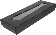 [Baluue] Tie Organizer Case Stylish Pattern Travel Tie Box for Men Versatile Necktie Storage Packaging Occasion