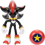 Sonic The Hedgehog 4" Articulated Figure Modern Shadow with Red Spring