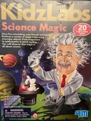 Science Magic 20 Tricks Principles Kids Labs Project Gravity/Mathematics 4M New