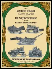 Northwest Thresher Co. of Stillwater Minnesota NEW Metal Sign: 12x16" Ships Free