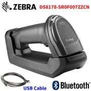 Zebra Symbol DS8178-SR 2D Wireless Bluetooth Barcode Scanner w/Cradle &USB Cord