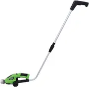 Cordless Grass Cutter Hedge Trimmer, 4 in 1 Alloy Steel Handheld Electric Shrub Shears Electric Hedge Trimmer with Extension Pole, USB Lightweight & Compact Trimmer for Garden Lawn