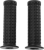 Hihaha 7/8" 22mm 15/16" 24mm Universal Motorcycle Hand Grips Cover Non Slip Rubber Handlebar Grip for Motorcycle Scooter Bicycle ATV Black 1 Pair