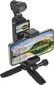 DGBAY Cellphone Holder for DJI Osmo Pocket 3 Accessories (1/4" Thread Screw), Smartphone Extension Holder