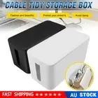Home Cable Wire Storage Box Case Cord Management Socket Safety Tidy Organizer