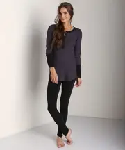 Plush Leggings Fleece Lined Matte Spandex Leggings Clothing S, M