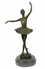 Art Deco Hot Cast Bronze Graceful Ballerina Ballet Statue Sculpture Milo Statue