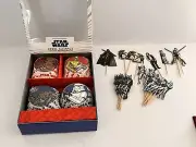 Williams Sonoma Star Wars Rebel Alliance Cupcake Kit 22 Toppers 45 Baking Liners