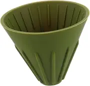 Tofficu Stylish Reusable Silica Gel Coffee Funnel Durable High Temperature Resistant Filter for Easy Kitchen Brewing Alternative to Filters