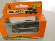 1998 MATCHBOX SUPERFAST #20 BLACK MAZDA RX-7 NEW IN BOX