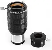 2 Inches 5X Apochromatic Aberration Magnifying Barlow Mirror Astronomical Telescope Accessories