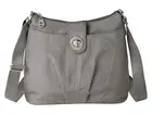 Baggallini Sorrento RFID Hobo Bag - Brown/Grey