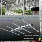 Hydroponics Full Spectrum LED Grow Light 4 Bar 500W Indoor Plant Model X Basic