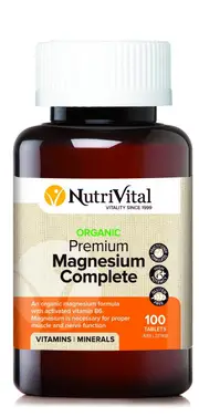 Nutrivital Premium Magnesium Complete | 100 tablets