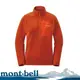 【Mont-Bell 日本 女 CP100 PULLOVER 刷毛上衣《磚橘》】1106594/保暖上衣/防寒/悠遊山水