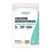 Creatine Monohydrate for Women Peach Mango 100 Servings