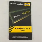 Corsair 8GB DDR3 1600MHz Desktop Memory PC3-12800 DIMM RAM VALUE SELECT