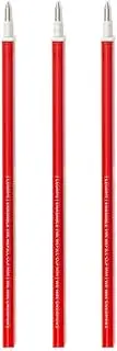 Legami - Erasable Gel Pen Refill Set of 3 - Height 13cm - Thermosensitive Ink - Tip 0.7mm