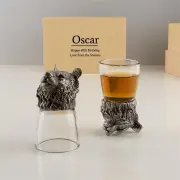 Lion Personalised Shot Glasses
