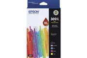 Epson 302 XL Ink Cartridge High Yield 5 Colour Set Value Pack 302xl