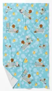 Ruby Cavalier Spaniel Bath Towel Large Oversized Plush Fitness Body Towel,