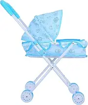 Doll Carriage Toy Stroller for Dolls Toy Stroller Spacious Storage for Boys and Girls Lightweight Compact Design