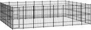 Outdoor Dog Kennel Steel 44.24 m²,Dog Kennels & Runs 254.1KG-3097997