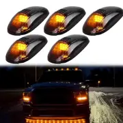 Solar Powered Cab Lights, Solar Powered Cab Lights for Truck, No Drill Cab Lights, Wireless Cab Lights for Truck, LED Marker Lights yellow