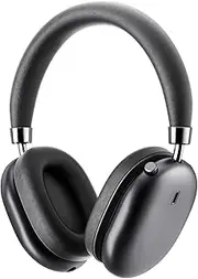 iKF Nano Wireless Active Noise Cancelling Bluetooth Headphones, Over Ear Wired Headsets, 52dB, 140H Playtime, Multiple Modes, Fast Charging,Comfortable Earmuffs ANC Earphones for TV, PC, Phone