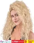 Glamour 80s Blonde Curl Costume Wig Hair 80s Olivia Newton John Aerobics