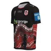 St. George Illawarra Dragons 2023 Indigenous Men's Jersey NRL Rugby League
