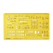Jewellery Finding and Clasp Settings Templates Drafting Tools Jewellery Designing Stencils