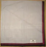 PIERRE BALMAIN *Red Frame Handkerchief 45cm /SINSEMR*11