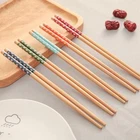 Family Dietary tool Tableware Sushi Utensils Dinnerware Bamboo Chopsticks