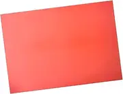 ａ aternee Rubber Stamp Sheet A4 Size DIY Easy Cutting Ink Stamp Pad Smooth Flexible Multipurpose Rubber Mat Cushion for Beginners, Orange Red