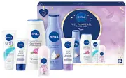 NIVEA Feel Pampered Skincare Regime Women's Gift Set 6 Piece Set Christmas Gift