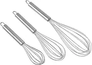 Stainless Steel Whisks,Egg Beater Whisk - Whisk Beater Mixer, Easy Use and Save Much Energy During Beating Mixing Stirring for Kitchen, Easy
