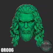 Jason Momoa Aquaman custom head 4" 6" 7" 12" DC action figures